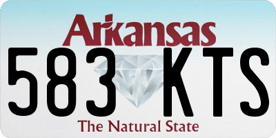 AR license plate 583KTS