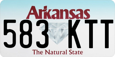 AR license plate 583KTT
