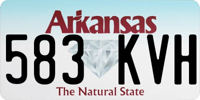 AR license plate 583KVH