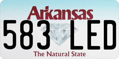 AR license plate 583LED