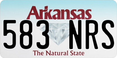 AR license plate 583NRS