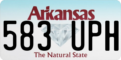 AR license plate 583UPH