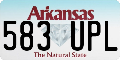 AR license plate 583UPL