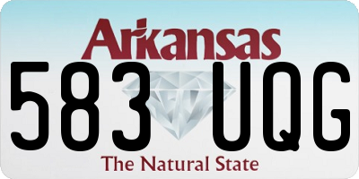 AR license plate 583UQG