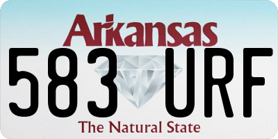 AR license plate 583URF