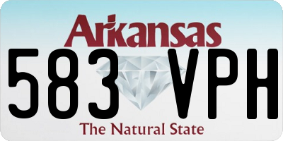 AR license plate 583VPH