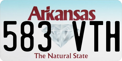 AR license plate 583VTH