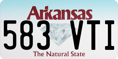 AR license plate 583VTI