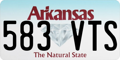AR license plate 583VTS