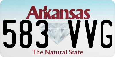 AR license plate 583VVG