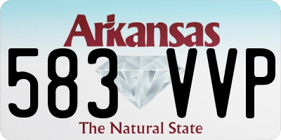 AR license plate 583VVP