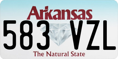 AR license plate 583VZL