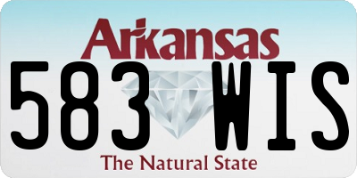 AR license plate 583WIS