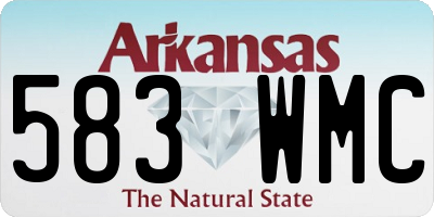AR license plate 583WMC