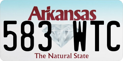 AR license plate 583WTC