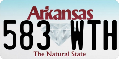 AR license plate 583WTH