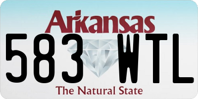 AR license plate 583WTL