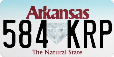 AR license plate 584KRP