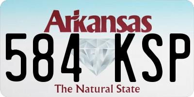AR license plate 584KSP
