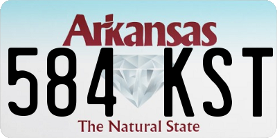 AR license plate 584KST