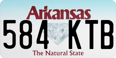 AR license plate 584KTB
