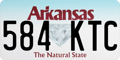 AR license plate 584KTC