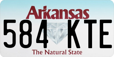 AR license plate 584KTE