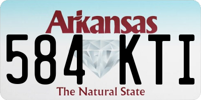 AR license plate 584KTI