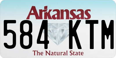 AR license plate 584KTM