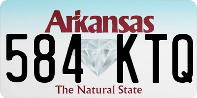 AR license plate 584KTQ