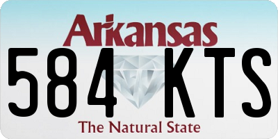 AR license plate 584KTS