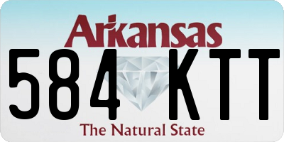 AR license plate 584KTT