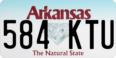AR license plate 584KTU