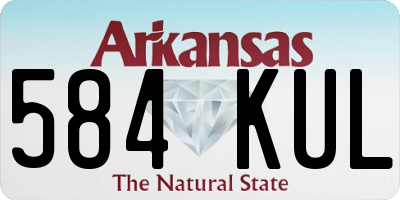AR license plate 584KUL