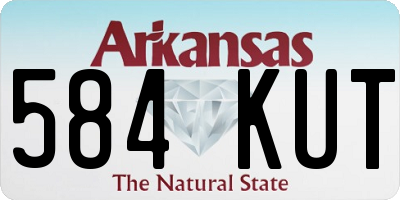 AR license plate 584KUT