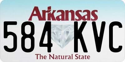 AR license plate 584KVC