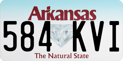 AR license plate 584KVI