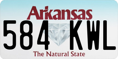 AR license plate 584KWL