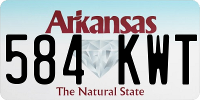 AR license plate 584KWT