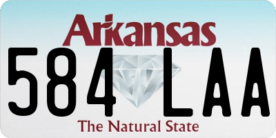 AR license plate 584LAA