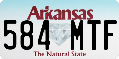 AR license plate 584MTF