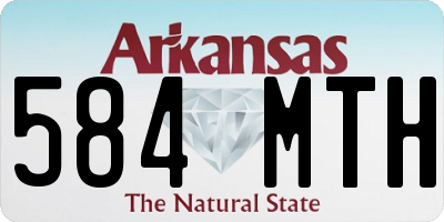 AR license plate 584MTH