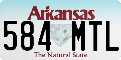 AR license plate 584MTL