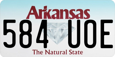 AR license plate 584UOE