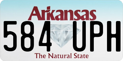 AR license plate 584UPH