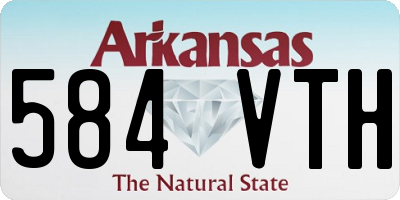 AR license plate 584VTH