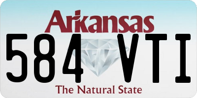 AR license plate 584VTI
