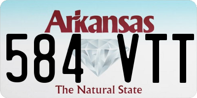 AR license plate 584VTT