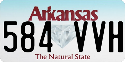 AR license plate 584VVH