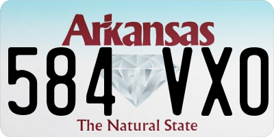 AR license plate 584VXO